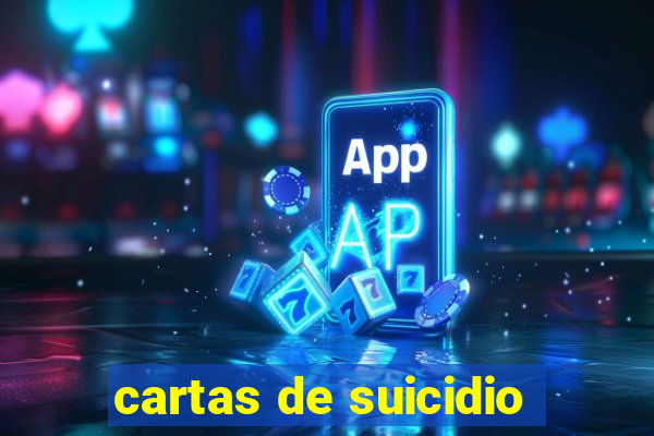 cartas de suicidio